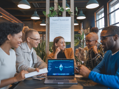 How can procurement teams cut supplier onboarding time by 70% using an ethereum-powered supplier scorecard