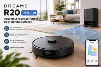 Dreame R20 review: aspirateur robot performant pour grandes surfaces